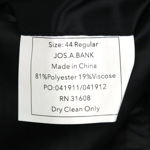 Jos‎ A Bank Sportcoat 44R Blazer Jacket Tailored Medallion Dinner Jacket E04560 - Picture 7 of 8